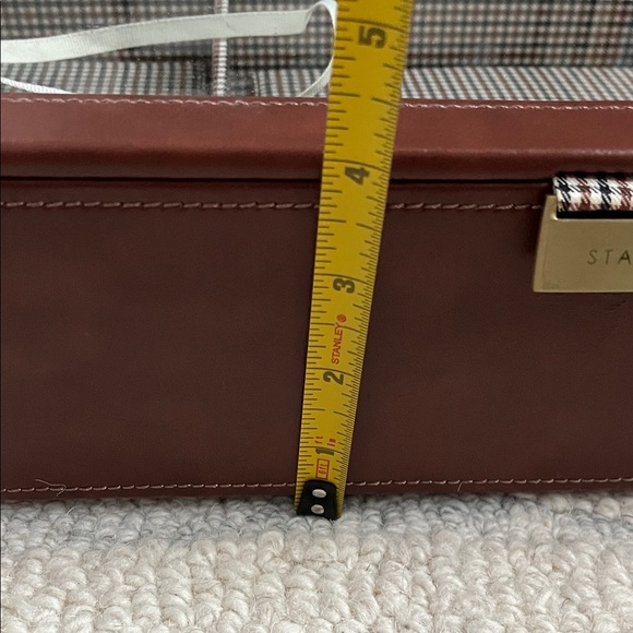 Stackers Brown Jewelry Organizer with Checkered Interior - Picture 14 of 16